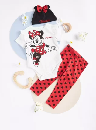 Baby girl Body Suit & Leggings & Cap